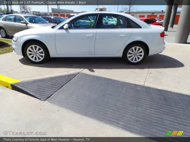 Glacier White Metallic / Black 2015 Audi A4 2.0T Premium