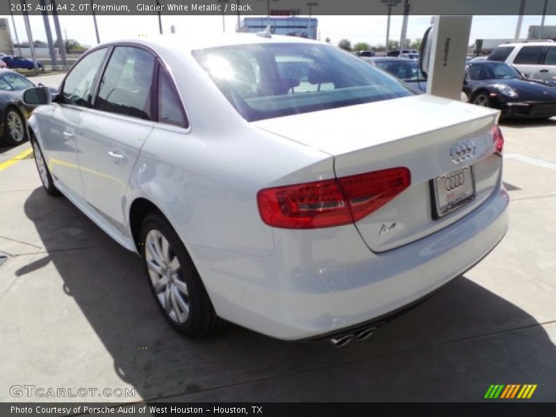 Glacier White Metallic / Black 2015 Audi A4 2.0T Premium