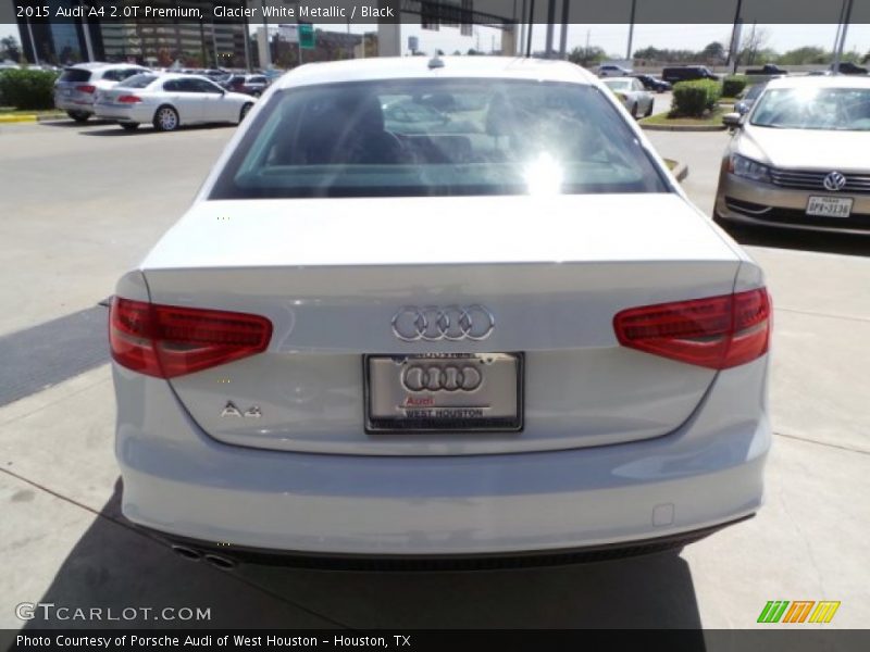 Glacier White Metallic / Black 2015 Audi A4 2.0T Premium