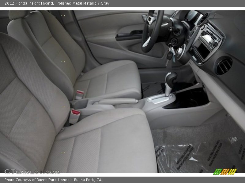 Polished Metal Metallic / Gray 2012 Honda Insight Hybrid