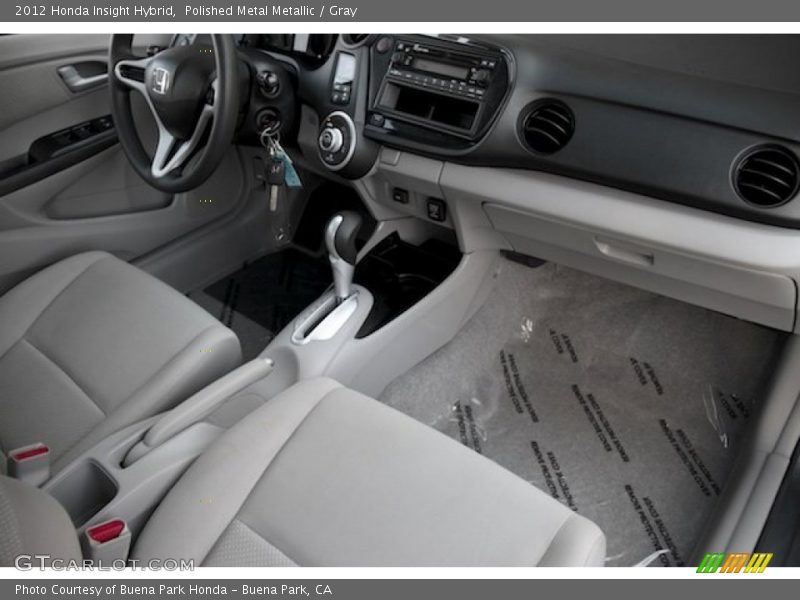 Polished Metal Metallic / Gray 2012 Honda Insight Hybrid