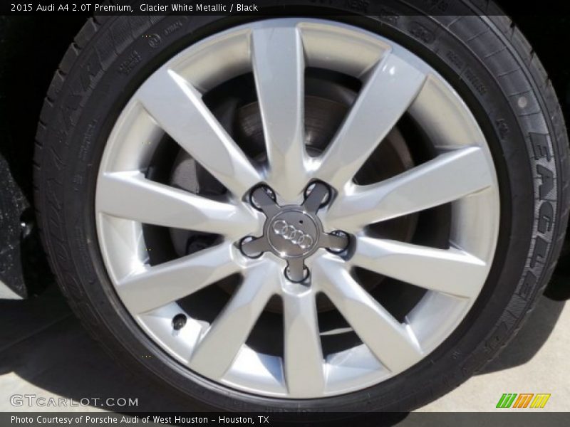 Glacier White Metallic / Black 2015 Audi A4 2.0T Premium