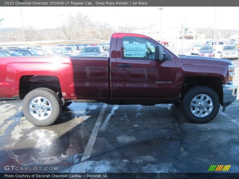 Deep Ruby Metallic / Jet Black 2015 Chevrolet Silverado 2500HD LT Regular Cab