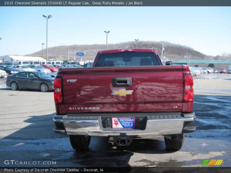 Deep Ruby Metallic / Jet Black 2015 Chevrolet Silverado 2500HD LT Regular Cab