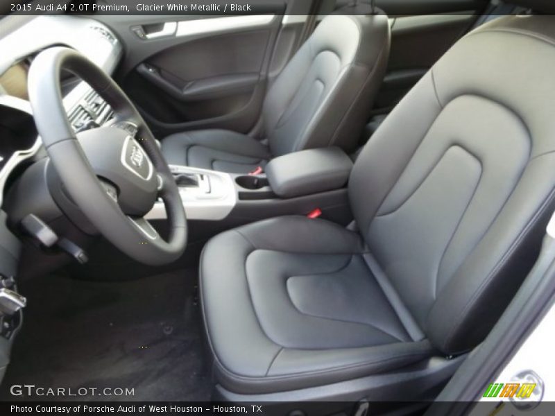 Glacier White Metallic / Black 2015 Audi A4 2.0T Premium