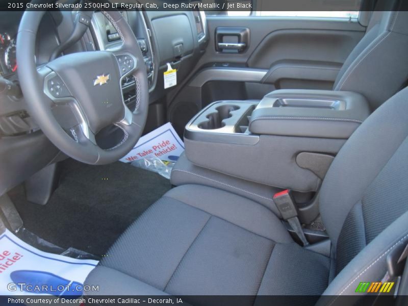 Deep Ruby Metallic / Jet Black 2015 Chevrolet Silverado 2500HD LT Regular Cab