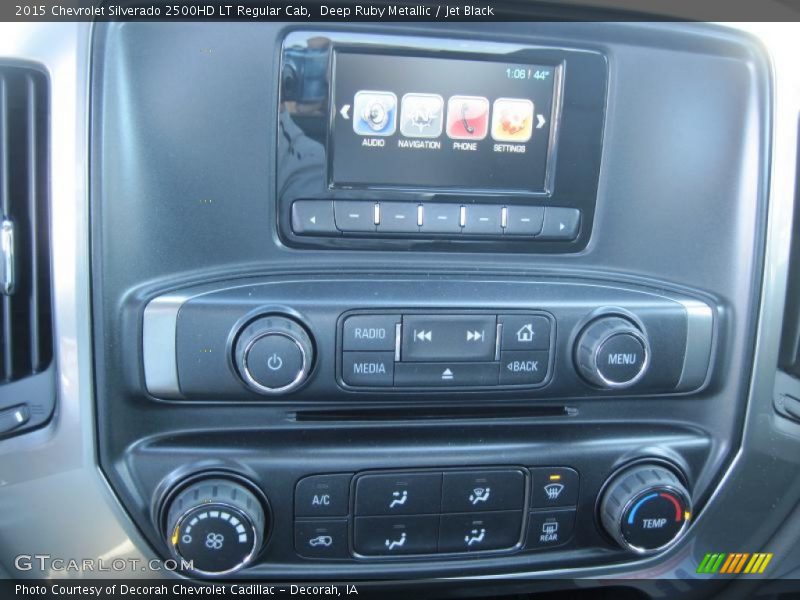 Deep Ruby Metallic / Jet Black 2015 Chevrolet Silverado 2500HD LT Regular Cab