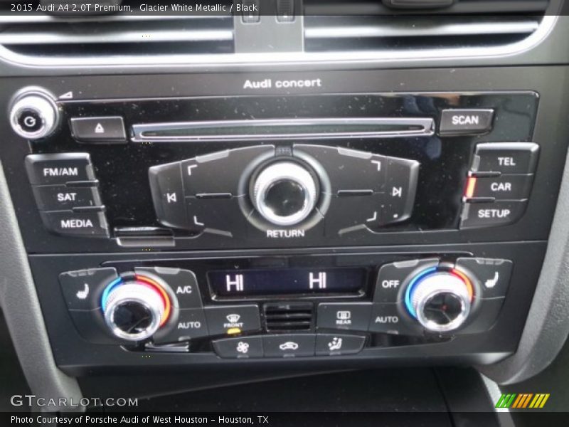 Glacier White Metallic / Black 2015 Audi A4 2.0T Premium
