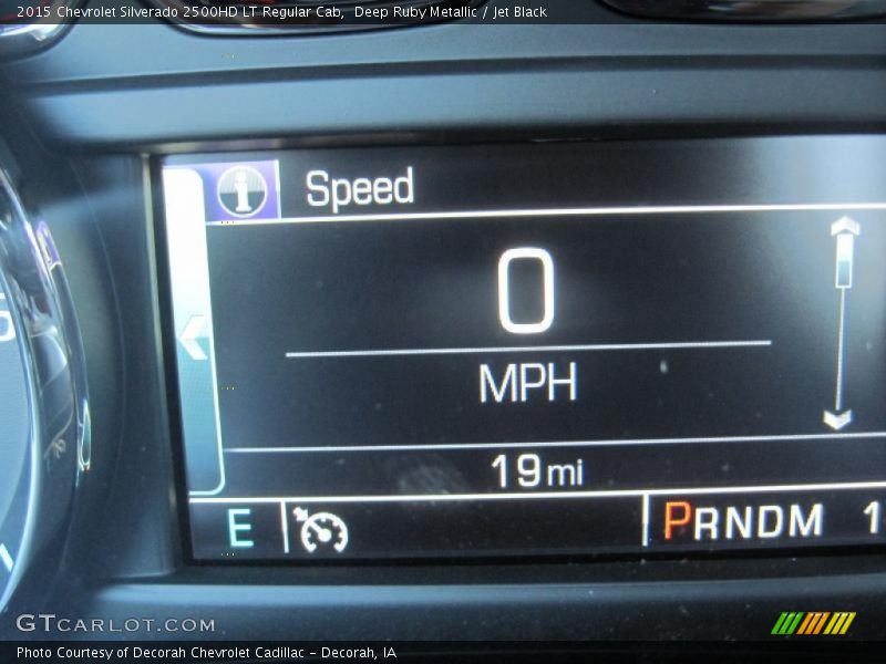 Deep Ruby Metallic / Jet Black 2015 Chevrolet Silverado 2500HD LT Regular Cab