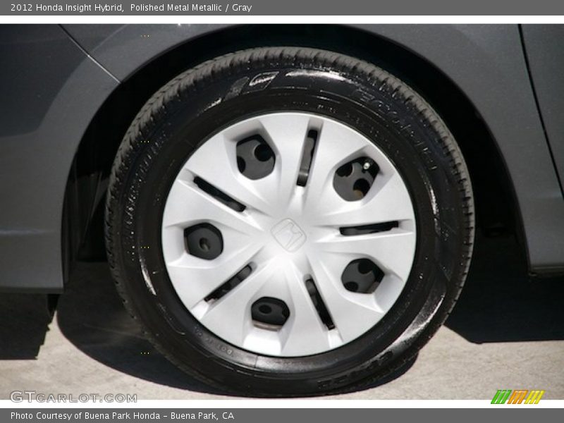 Polished Metal Metallic / Gray 2012 Honda Insight Hybrid