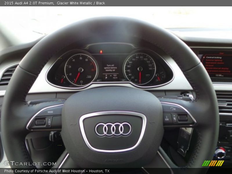 Glacier White Metallic / Black 2015 Audi A4 2.0T Premium