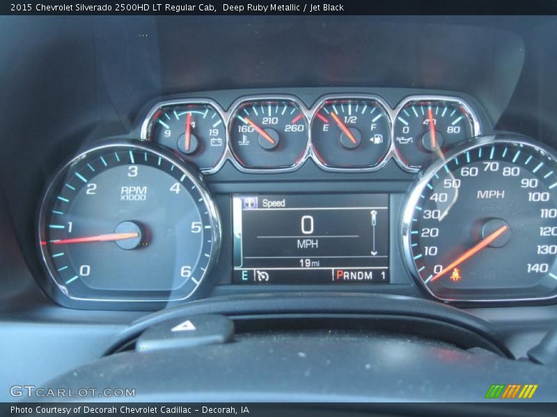 Deep Ruby Metallic / Jet Black 2015 Chevrolet Silverado 2500HD LT Regular Cab