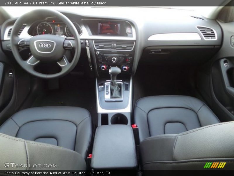 Glacier White Metallic / Black 2015 Audi A4 2.0T Premium