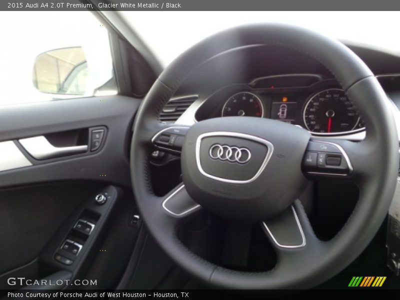 Glacier White Metallic / Black 2015 Audi A4 2.0T Premium