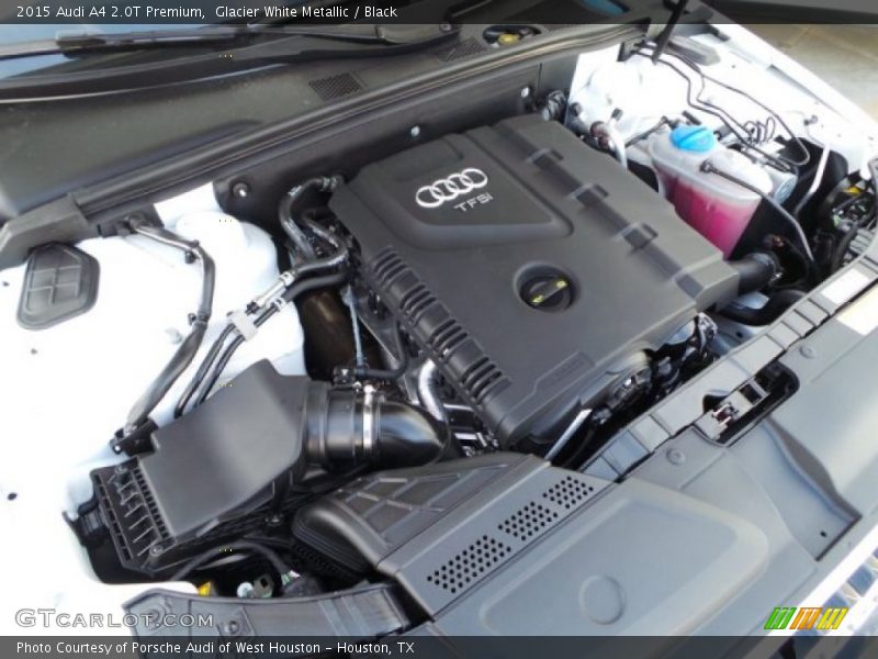 Glacier White Metallic / Black 2015 Audi A4 2.0T Premium