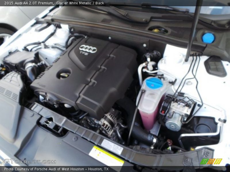 Glacier White Metallic / Black 2015 Audi A4 2.0T Premium