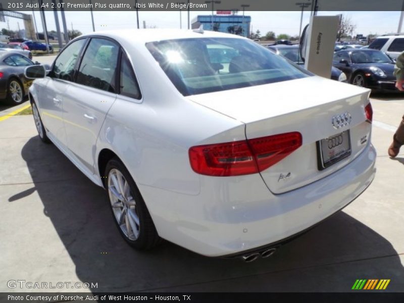 Ibis White / Beige/Brown 2015 Audi A4 2.0T Premium Plus quattro