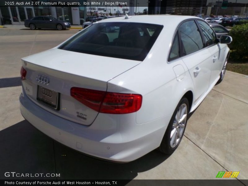 Ibis White / Beige/Brown 2015 Audi A4 2.0T Premium Plus quattro