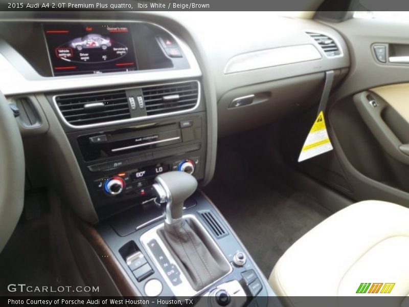Ibis White / Beige/Brown 2015 Audi A4 2.0T Premium Plus quattro