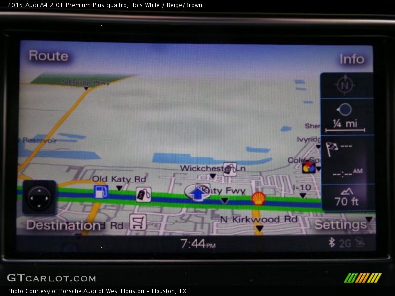 Navigation of 2015 A4 2.0T Premium Plus quattro