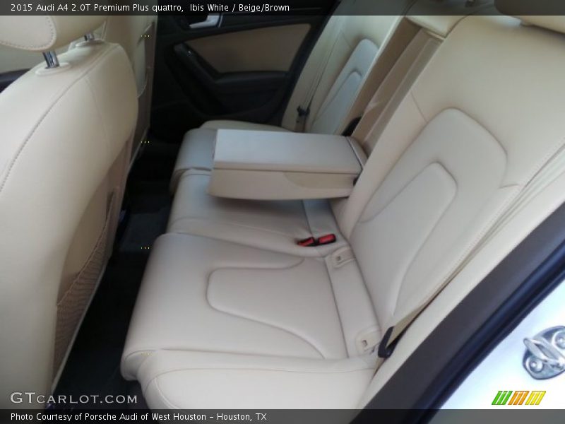 Ibis White / Beige/Brown 2015 Audi A4 2.0T Premium Plus quattro