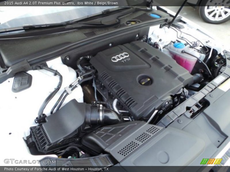 Ibis White / Beige/Brown 2015 Audi A4 2.0T Premium Plus quattro