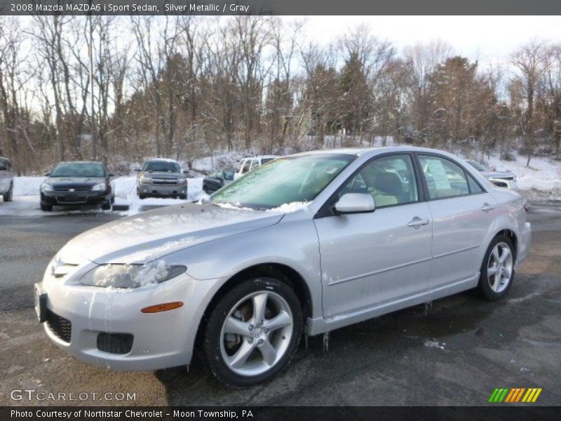 Silver Metallic / Gray 2008 Mazda MAZDA6 i Sport Sedan