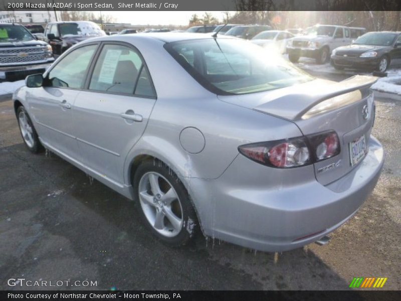 Silver Metallic / Gray 2008 Mazda MAZDA6 i Sport Sedan