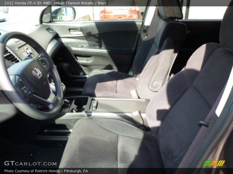 Urban Titanium Metallic / Black 2012 Honda CR-V EX 4WD