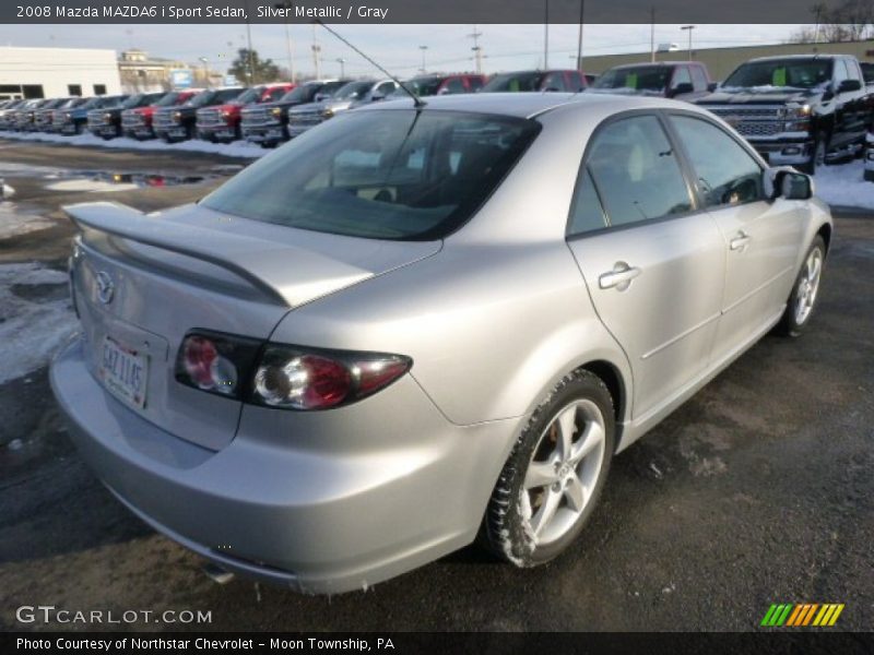 Silver Metallic / Gray 2008 Mazda MAZDA6 i Sport Sedan