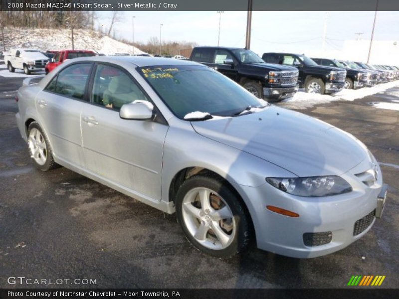 Silver Metallic / Gray 2008 Mazda MAZDA6 i Sport Sedan
