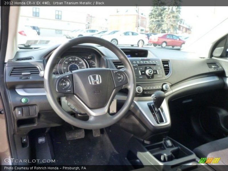 Urban Titanium Metallic / Black 2012 Honda CR-V EX 4WD