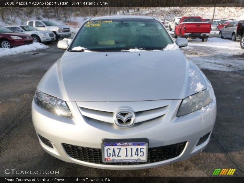 Silver Metallic / Gray 2008 Mazda MAZDA6 i Sport Sedan