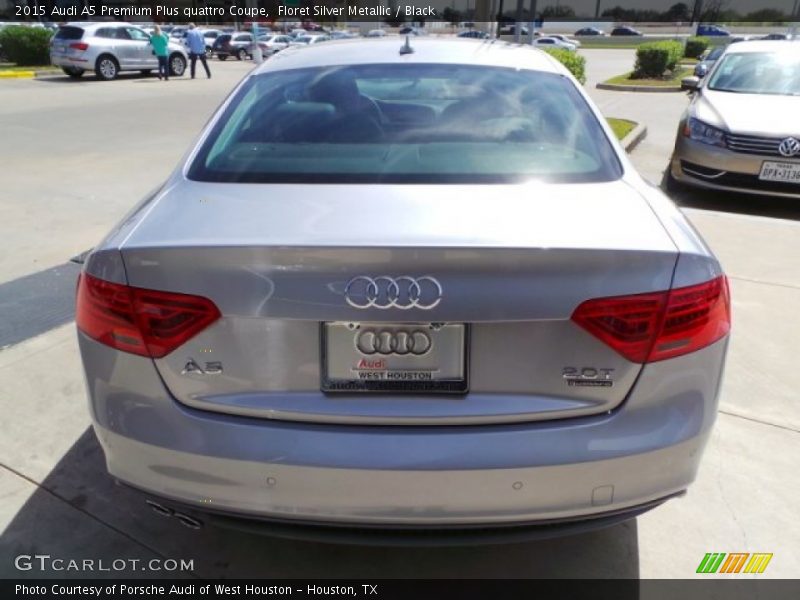 Floret Silver Metallic / Black 2015 Audi A5 Premium Plus quattro Coupe