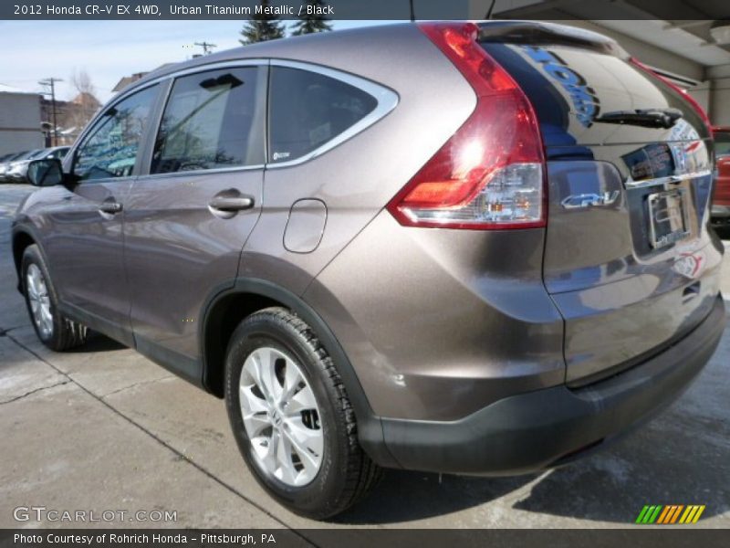 Urban Titanium Metallic / Black 2012 Honda CR-V EX 4WD