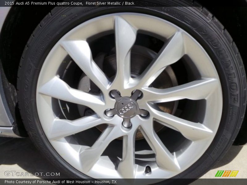 Floret Silver Metallic / Black 2015 Audi A5 Premium Plus quattro Coupe