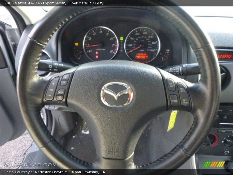 Silver Metallic / Gray 2008 Mazda MAZDA6 i Sport Sedan