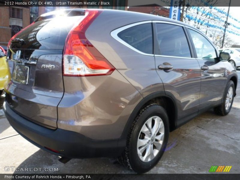 Urban Titanium Metallic / Black 2012 Honda CR-V EX 4WD