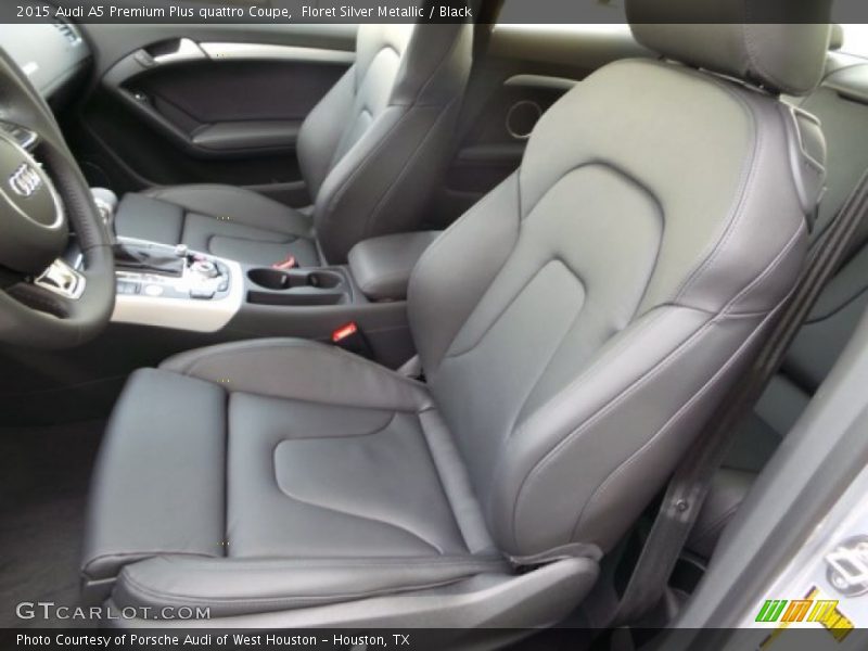 Floret Silver Metallic / Black 2015 Audi A5 Premium Plus quattro Coupe