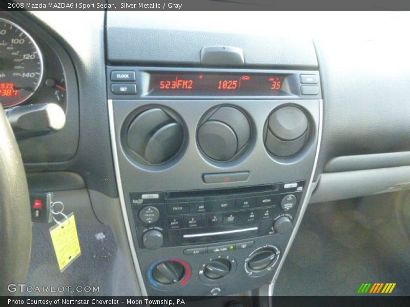 Silver Metallic / Gray 2008 Mazda MAZDA6 i Sport Sedan