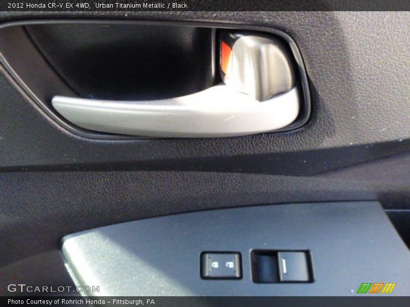 Urban Titanium Metallic / Black 2012 Honda CR-V EX 4WD