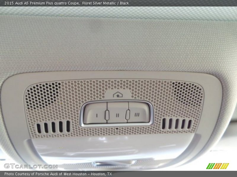 Floret Silver Metallic / Black 2015 Audi A5 Premium Plus quattro Coupe