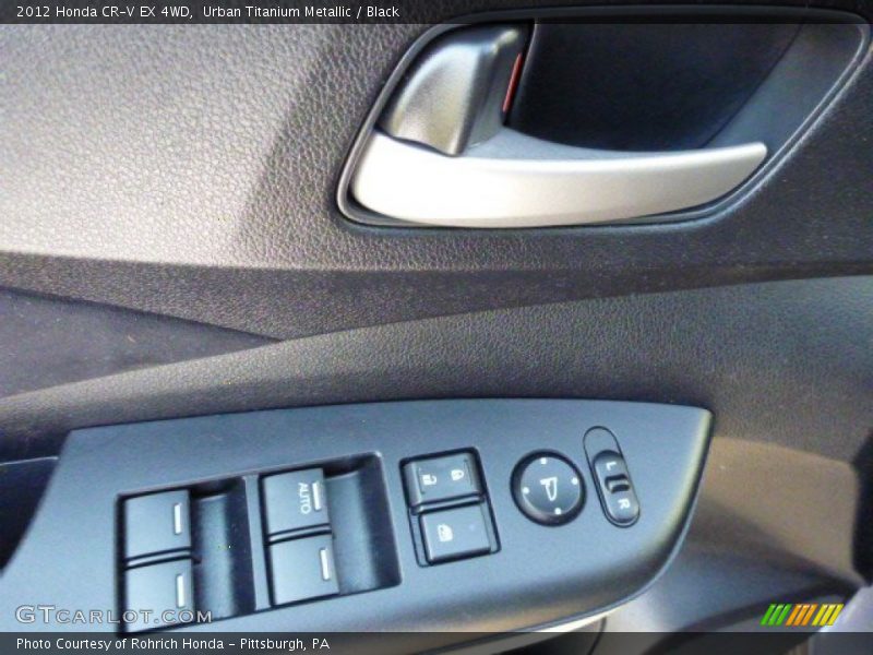 Urban Titanium Metallic / Black 2012 Honda CR-V EX 4WD