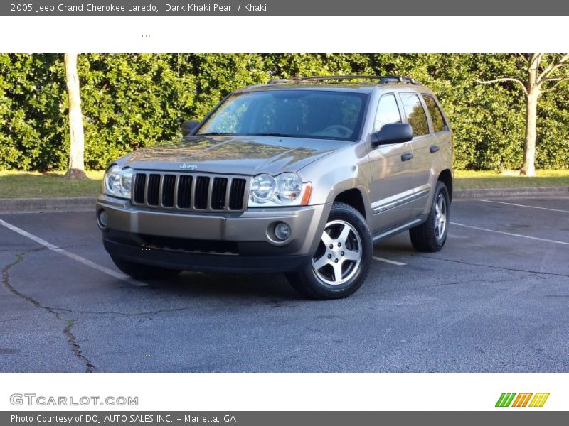 Dark Khaki Pearl / Khaki 2005 Jeep Grand Cherokee Laredo