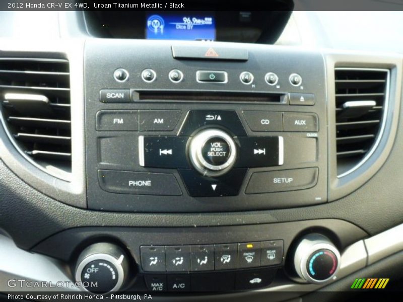 Urban Titanium Metallic / Black 2012 Honda CR-V EX 4WD