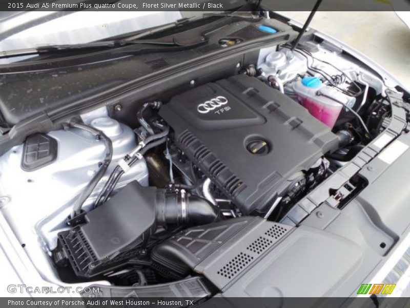 Floret Silver Metallic / Black 2015 Audi A5 Premium Plus quattro Coupe