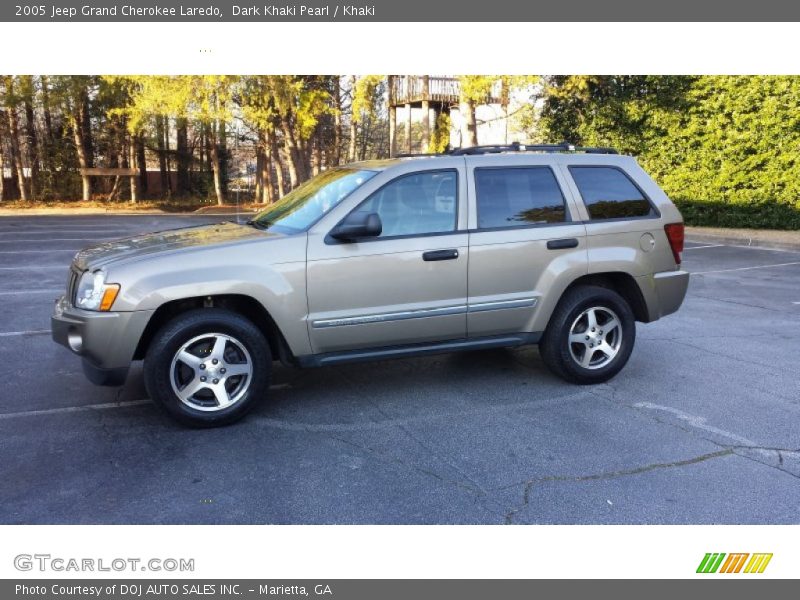 Dark Khaki Pearl / Khaki 2005 Jeep Grand Cherokee Laredo
