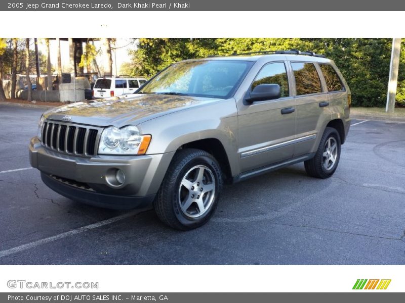 Dark Khaki Pearl / Khaki 2005 Jeep Grand Cherokee Laredo