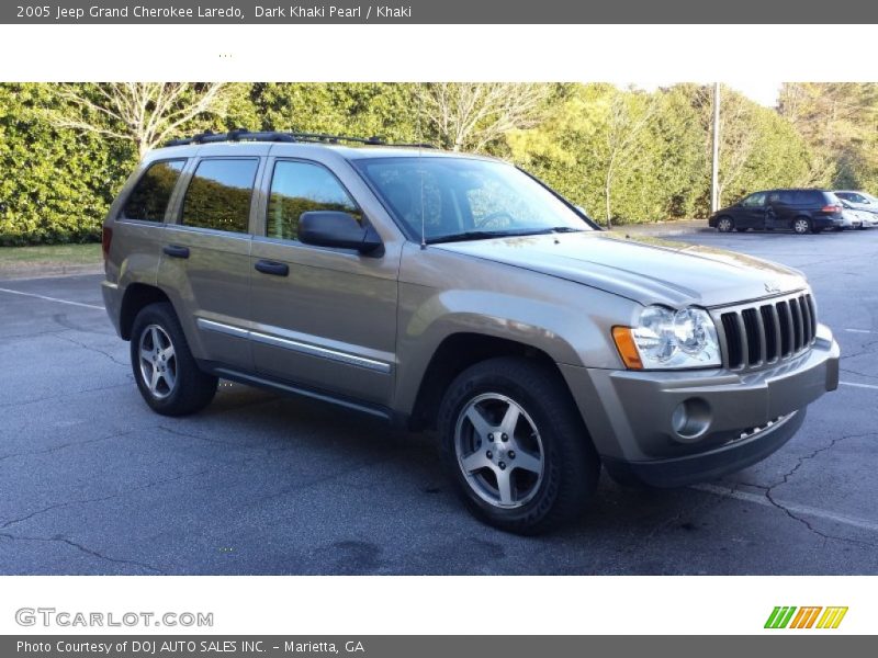 Dark Khaki Pearl / Khaki 2005 Jeep Grand Cherokee Laredo