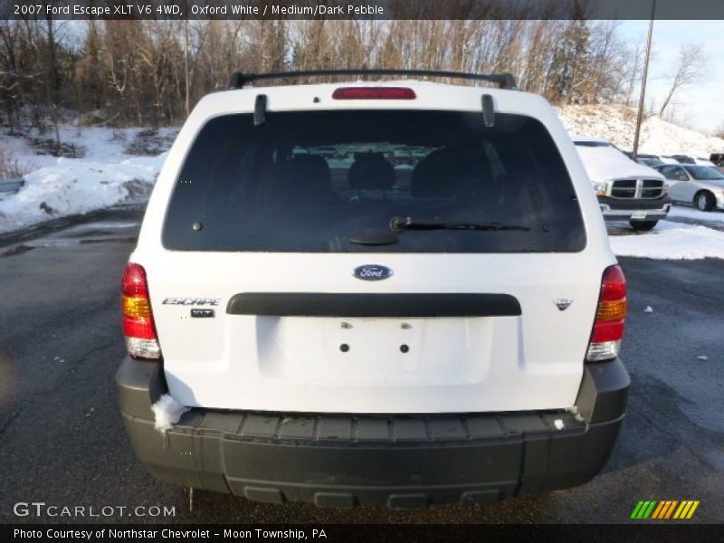 Oxford White / Medium/Dark Pebble 2007 Ford Escape XLT V6 4WD